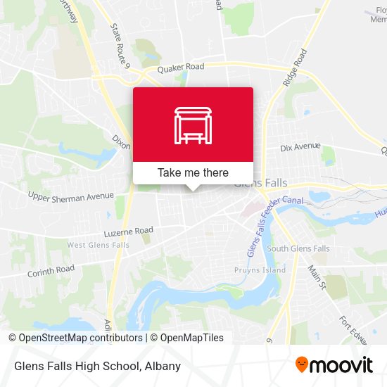Mapa de Glens Falls High School