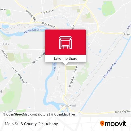 Main St. & County Ctr. map