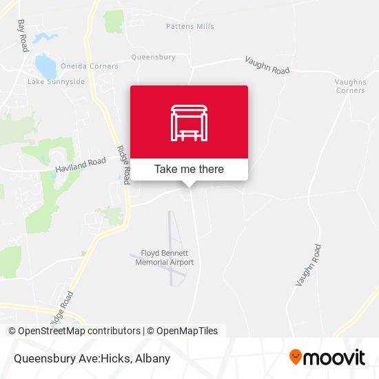 Queensbury Ave:Hicks map
