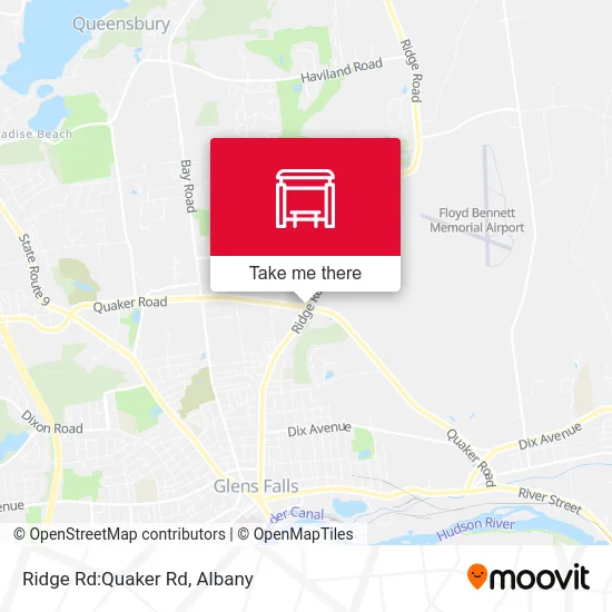 Ridge Rd:Quaker Rd map