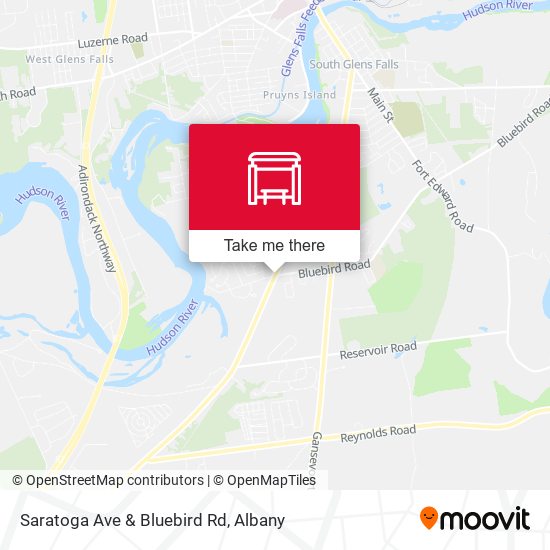 Mapa de Saratoga Ave & Bluebird Rd