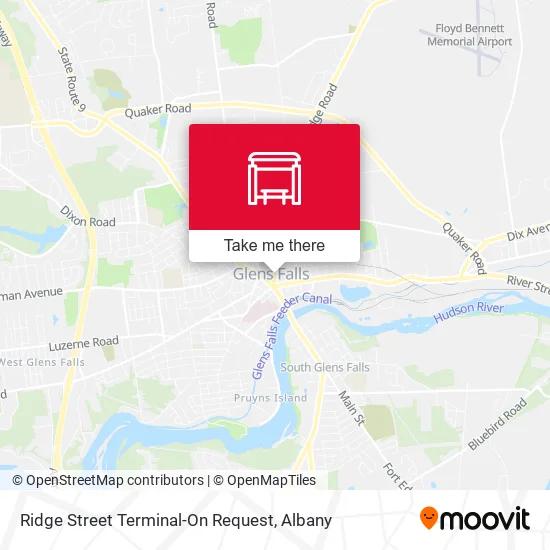 Mapa de Ridge Street Terminal-On Request