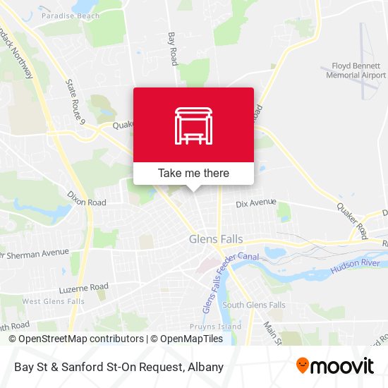Mapa de Bay St & Sanford St-On Request