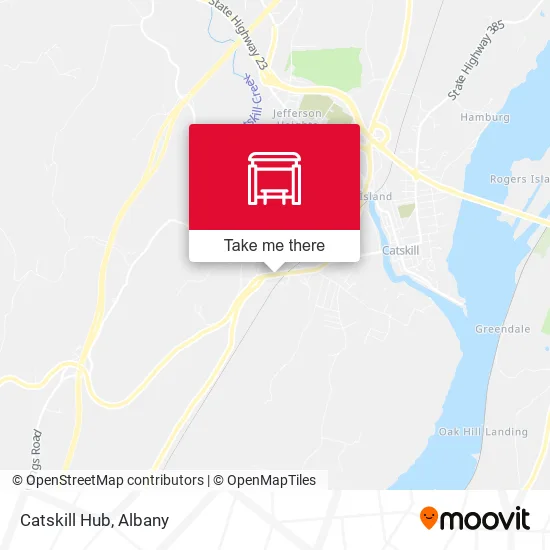 Mapa de Catskill Hub