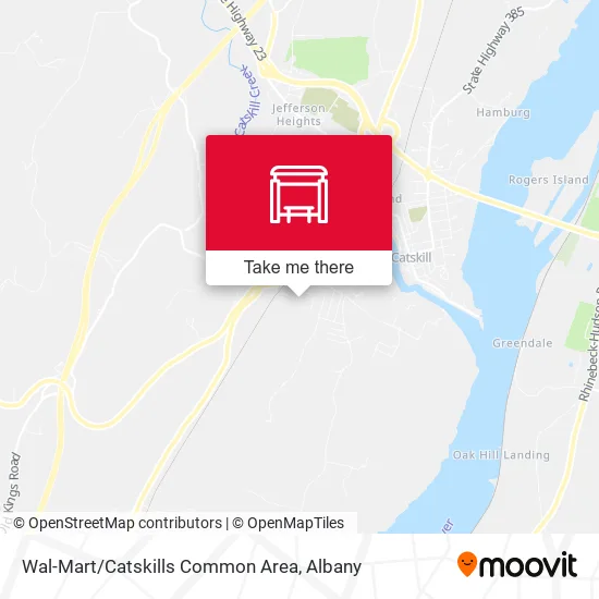 Mapa de Wal-Mart/Catskills Common Area