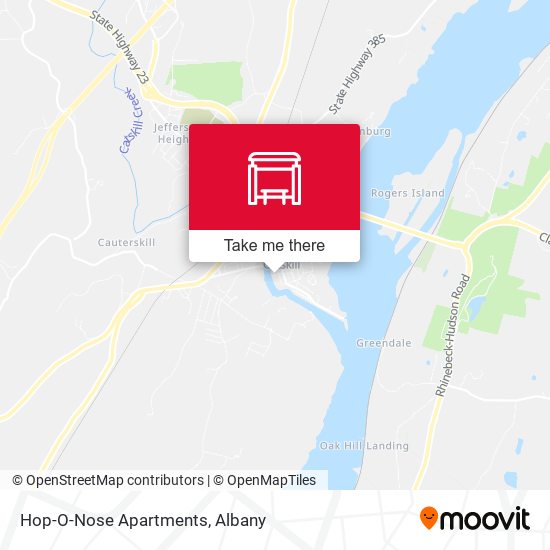 Hop-O-Nose Apartments map