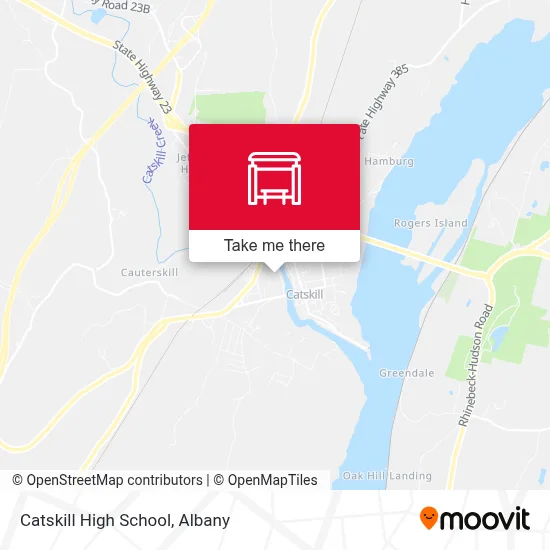 Catskill High School map