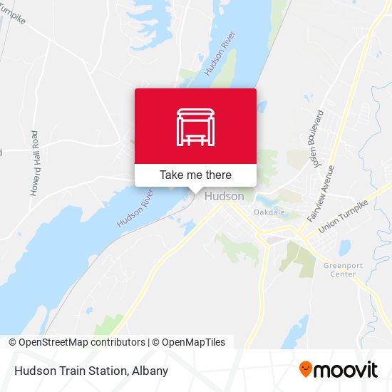Mapa de Hudson Train Station