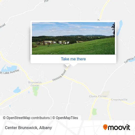 Center Brunswick map