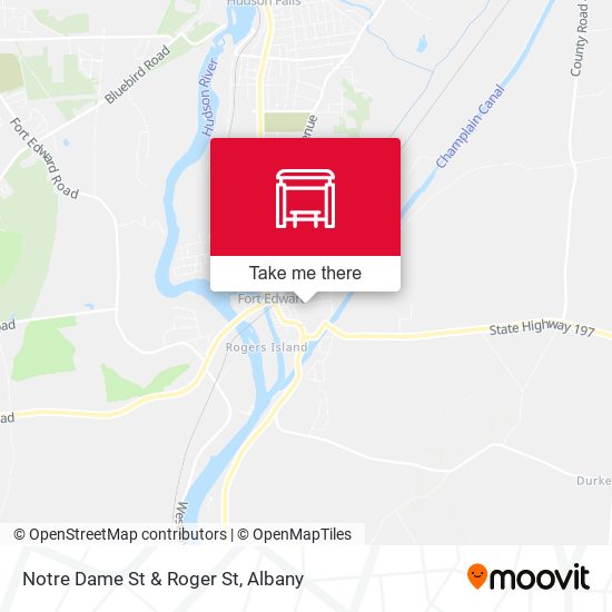 Mapa de Notre Dame St & Roger St