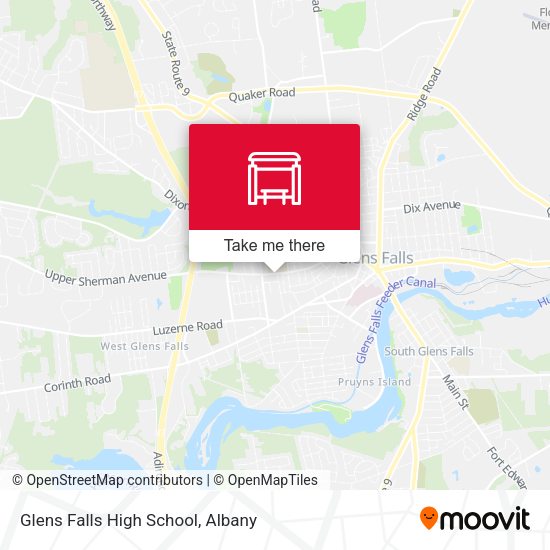 Mapa de Glens Falls High School