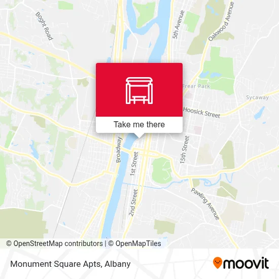 Monument Square Apts map