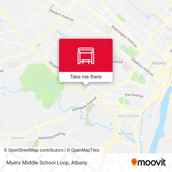 Myers Middle School Loop map