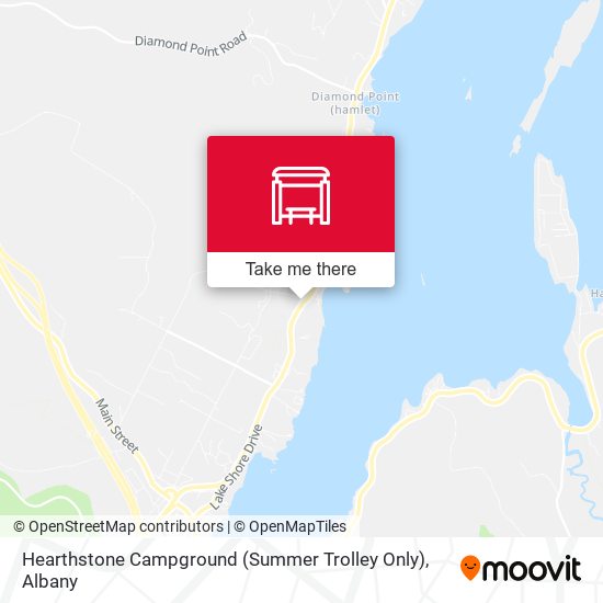 Mapa de Hearthstone Campground (Summer Trolley Only)