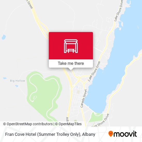 Fran Cove Hotel (Summer Trolley Only) map