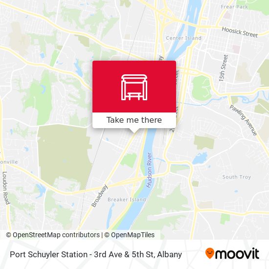 Mapa de Port Schuyler Station - 3rd Ave & 5th St