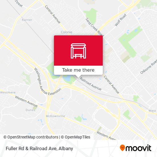 Mapa de Fuller Rd & Railroad Ave
