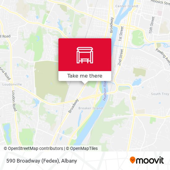 590 Broadway (Fedex) map