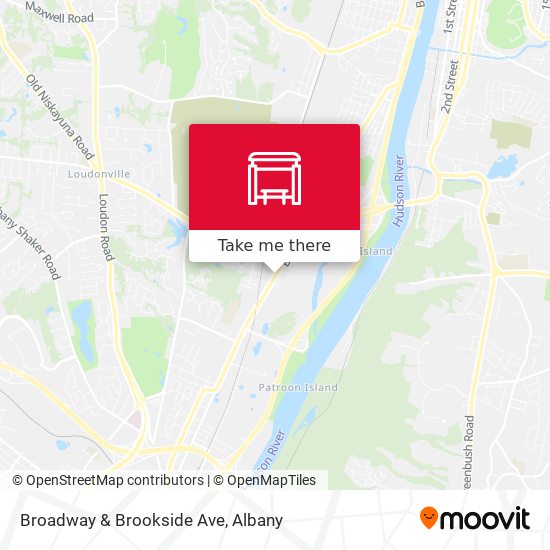 Mapa de Broadway & Brookside Ave