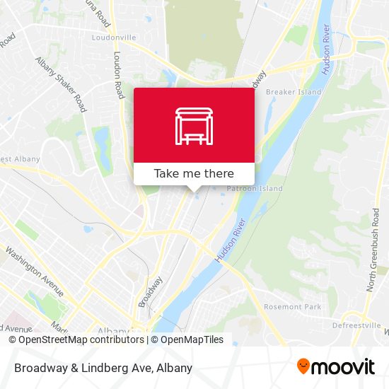 Broadway & Lindberg Ave map