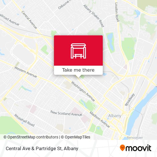 Mapa de Central Ave & Partridge St