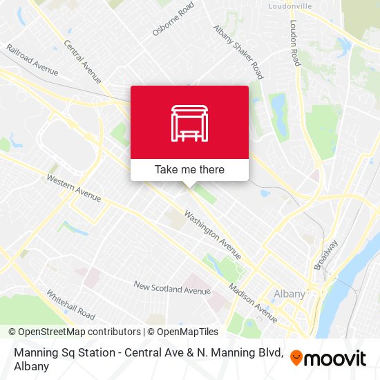 Manning Sq Station - Central Ave & N. Manning Blvd map