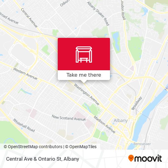 Mapa de Central Ave & Ontario St