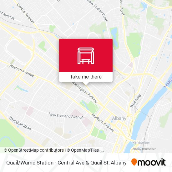 Quail / Wamc Station - Central Ave & Quail St map