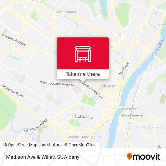 Madison Ave & Willett St map