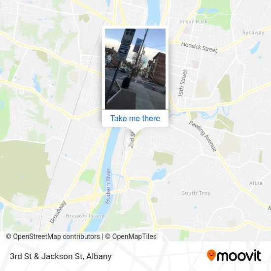 3rd St & Jackson St map