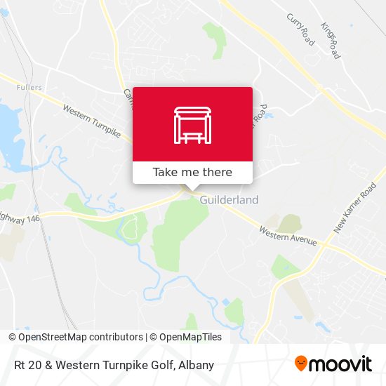 Rt 20 & Western Turnpike Golf map