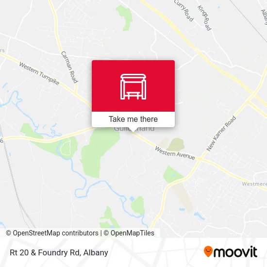Mapa de Rt 20 & Foundry Rd