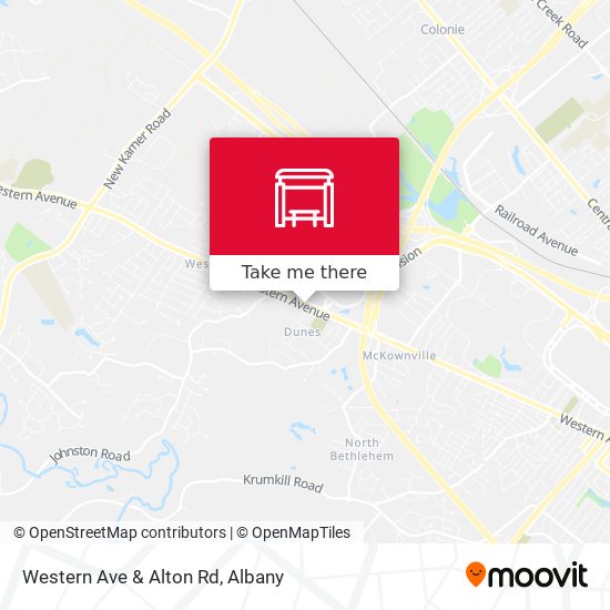 Mapa de Western Ave & Alton Rd
