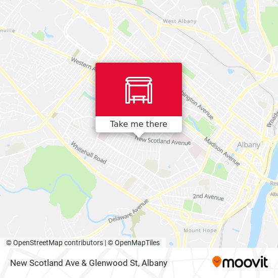 New Scotland Ave & Glenwood St map
