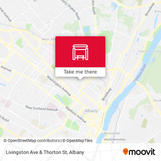 Livingston Ave & Thorton St map