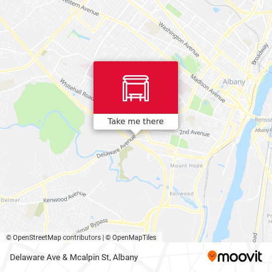 Mapa de Delaware Ave & Mcalpin St