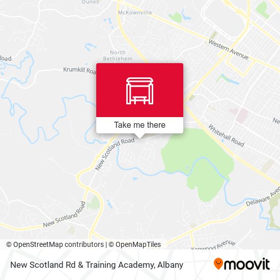 New Scotland Rd & Training Academy map