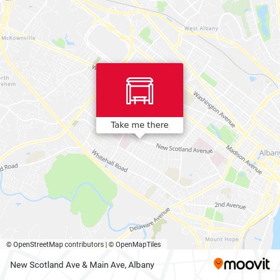 Mapa de New Scotland Ave & Main Ave