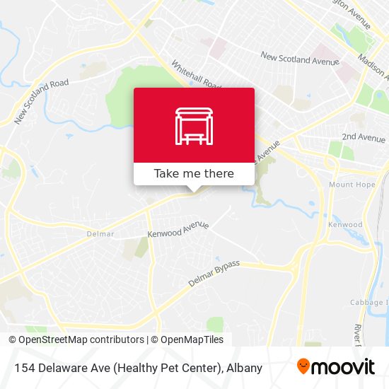 Mapa de 154 Delaware Ave (Healthy Pet Center)