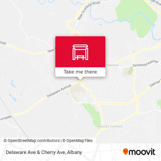 Mapa de Delaware Ave & Cherry Ave