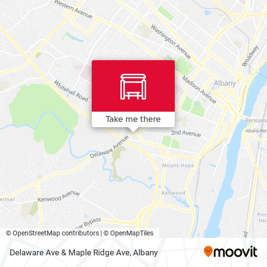 Mapa de Delaware Ave & Maple Ridge Ave