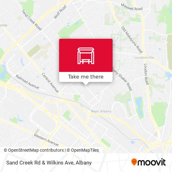 Sand Creek Rd & Wilkins Ave map