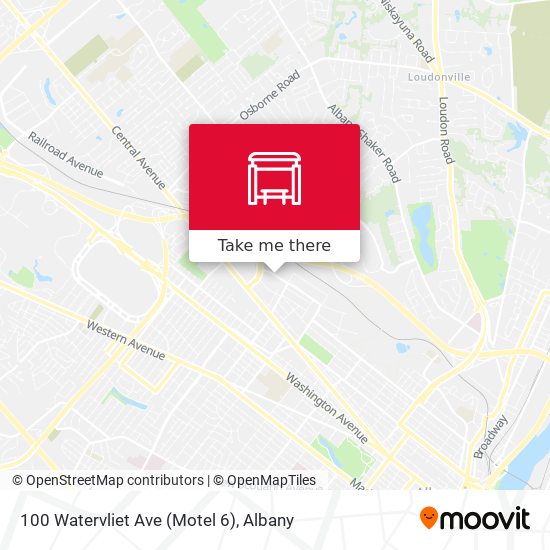 Mapa de 100 Watervliet Ave (Motel 6)