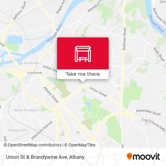 Union St & Brandywine Ave map