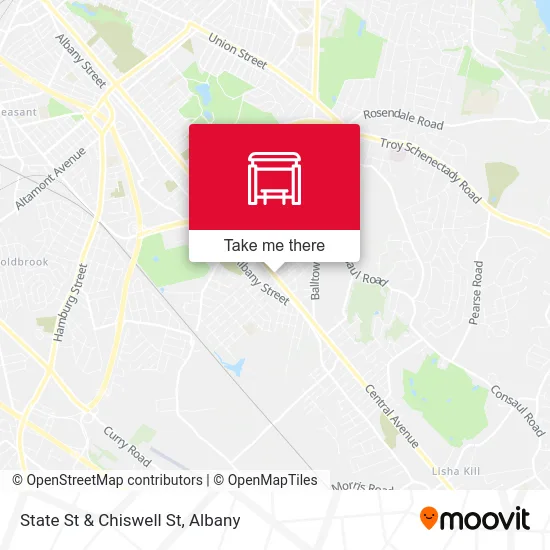 State St & Chiswell St map