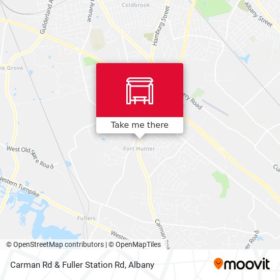 Carman Rd & Fuller Station Rd map