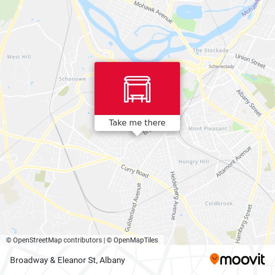 Mapa de Broadway & Eleanor St