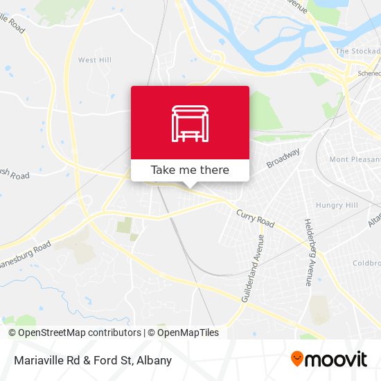 Mariaville Rd & Ford St map