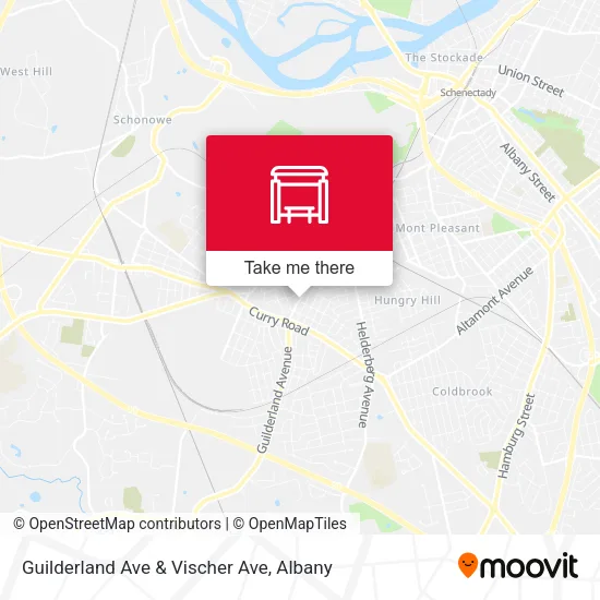 Mapa de Guilderland Ave & Vischer Ave
