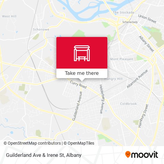 Guilderland Ave & Irene St map